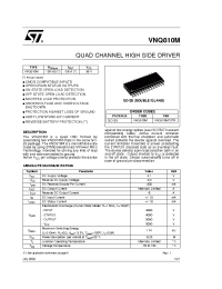 Datasheet VNQ810M manufacturer STMicroelectronics
