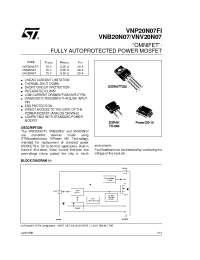 Datasheet VNV20N07 manufacturer STMicroelectronics
