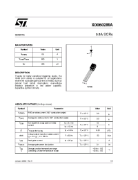 Datasheet X00602MA manufacturer STMicroelectronics