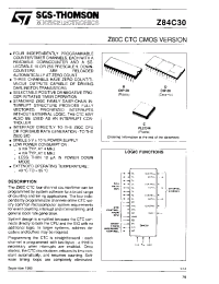 Datasheet Z84C30AB6 manufacturer STMicroelectronics