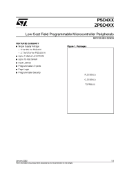 Datasheet ZPSD401A1-C-70U manufacturer STMicroelectronics