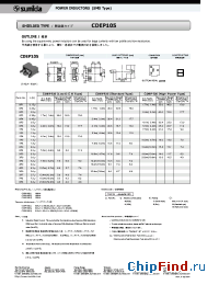 Datasheet CDEP105-0R1B-88 manufacturer Sumida