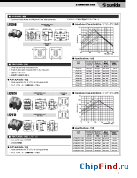 Datasheet LF2020-223 manufacturer Sumida