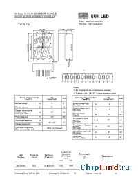 Datasheet XAUR60A manufacturer SunLED