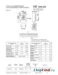 Datasheet XAUY13C-A manufacturer SunLED