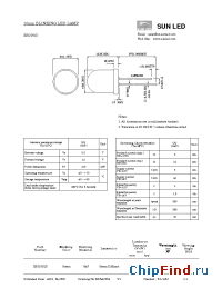 Datasheet XBUG01D manufacturer SunLED