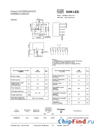 Datasheet XDMR08C manufacturer SunLED