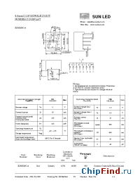 Datasheet XDMR08C-A manufacturer SunLED
