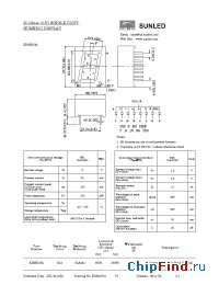 Datasheet XDMR20A manufacturer SunLED