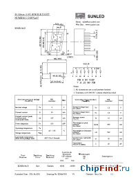 Datasheet XDMR20A-B manufacturer SunLED