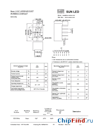 Datasheet XDUG06A manufacturer SunLED