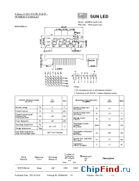 Datasheet XDUG06A4-A manufacturer SunLED