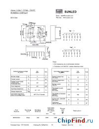 Datasheet XDUG10A2 manufacturer SunLED