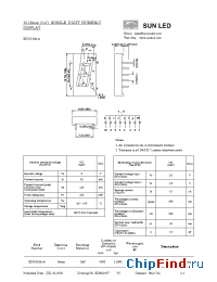 Datasheet XDUG10A-A manufacturer SunLED