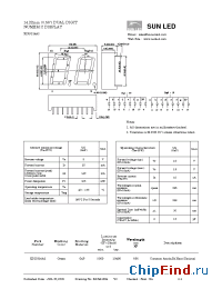 Datasheet XDUG14A2 manufacturer SunLED