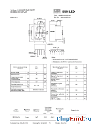 Datasheet XDUG14C-1 manufacturer SunLED