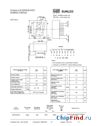 Datasheet XDUG20A-A manufacturer SunLED