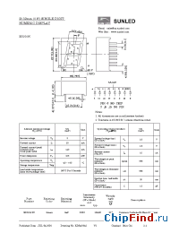 Datasheet XDUG20C manufacturer SunLED