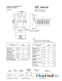 Datasheet XDUR100C-A manufacturer SunLED