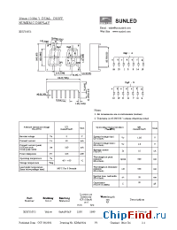 Datasheet XDUY10C2 manufacturer SunLED