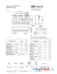 Datasheet XDUY14C3-A manufacturer SunLED