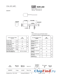 Datasheet XLME08W manufacturer SunLED