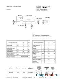 Datasheet XLUG13D manufacturer SunLED
