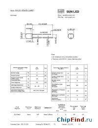Datasheet XLUG44D manufacturer SunLED