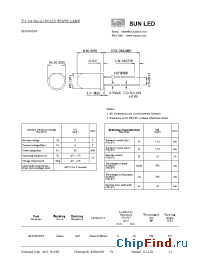 Datasheet XLUG53D5V manufacturer SunLED