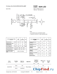 Datasheet XLUGY37M manufacturer SunLED