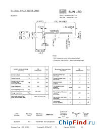 Datasheet XLUR39C manufacturer SunLED