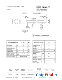 Datasheet XLUS39D manufacturer SunLED