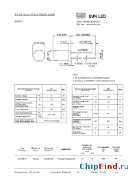 Datasheet XLUS53C manufacturer SunLED