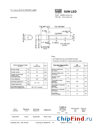 Datasheet XLUY32W manufacturer SunLED