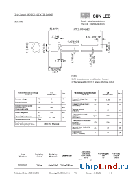 Datasheet XLUY39D manufacturer SunLED