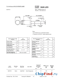 Datasheet XLUY51C manufacturer SunLED