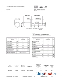 Datasheet XLUY53D manufacturer SunLED