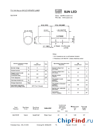 Datasheet XLUY53W manufacturer SunLED