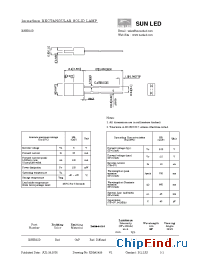 Datasheet XSHR22D manufacturer SunLED