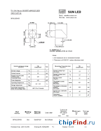 Datasheet XVB1LUR50D manufacturer SunLED