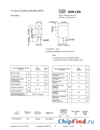 Datasheet XVF2LMR32D manufacturer SunLED