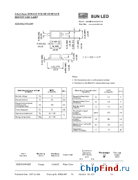 Datasheet XZMOK43W45SF manufacturer SunLED
