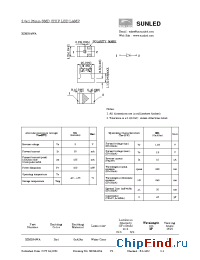 Datasheet XZMR54WA manufacturer SunLED