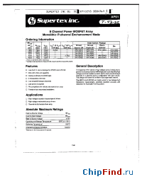 Datasheet AP0120NA manufacturer Supertex