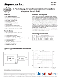 Datasheet HV101 manufacturer Supertex