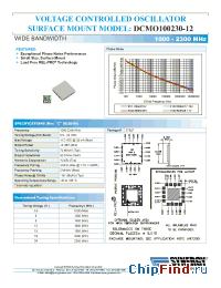 Datasheet DCMO100230-12 manufacturer Synergy