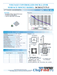 Datasheet DCRO127175-5 manufacturer Synergy
