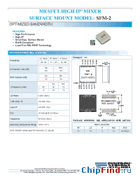 Datasheet SFM-2 manufacturer Synergy