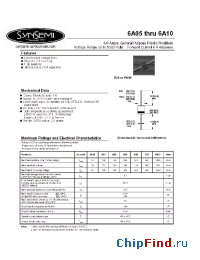 Datasheet 6A1 manufacturer Synsemi