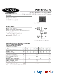 Datasheet 6A10G manufacturer Synsemi